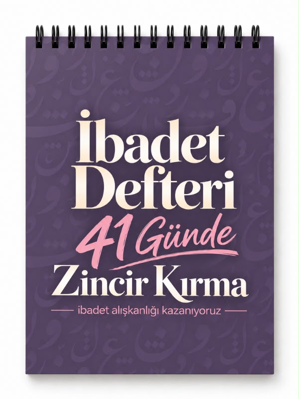 İbadet Günlüğü - Namaz & Zikir Takip Çizelgesi - İslami Planlayıcı - 41 Günde Zincir Kırma